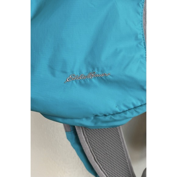 Eddie Bauer Ripstop Sling Backpack Blue Padded Strap - Picture 2 of 16